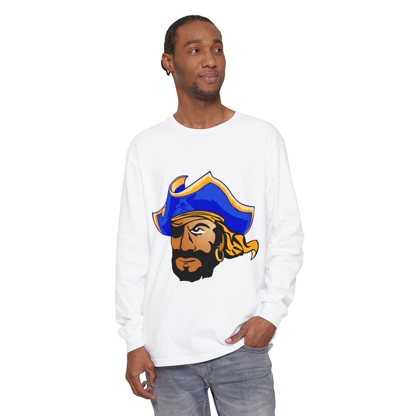 Garment-Dyed Long Sleeve Tee