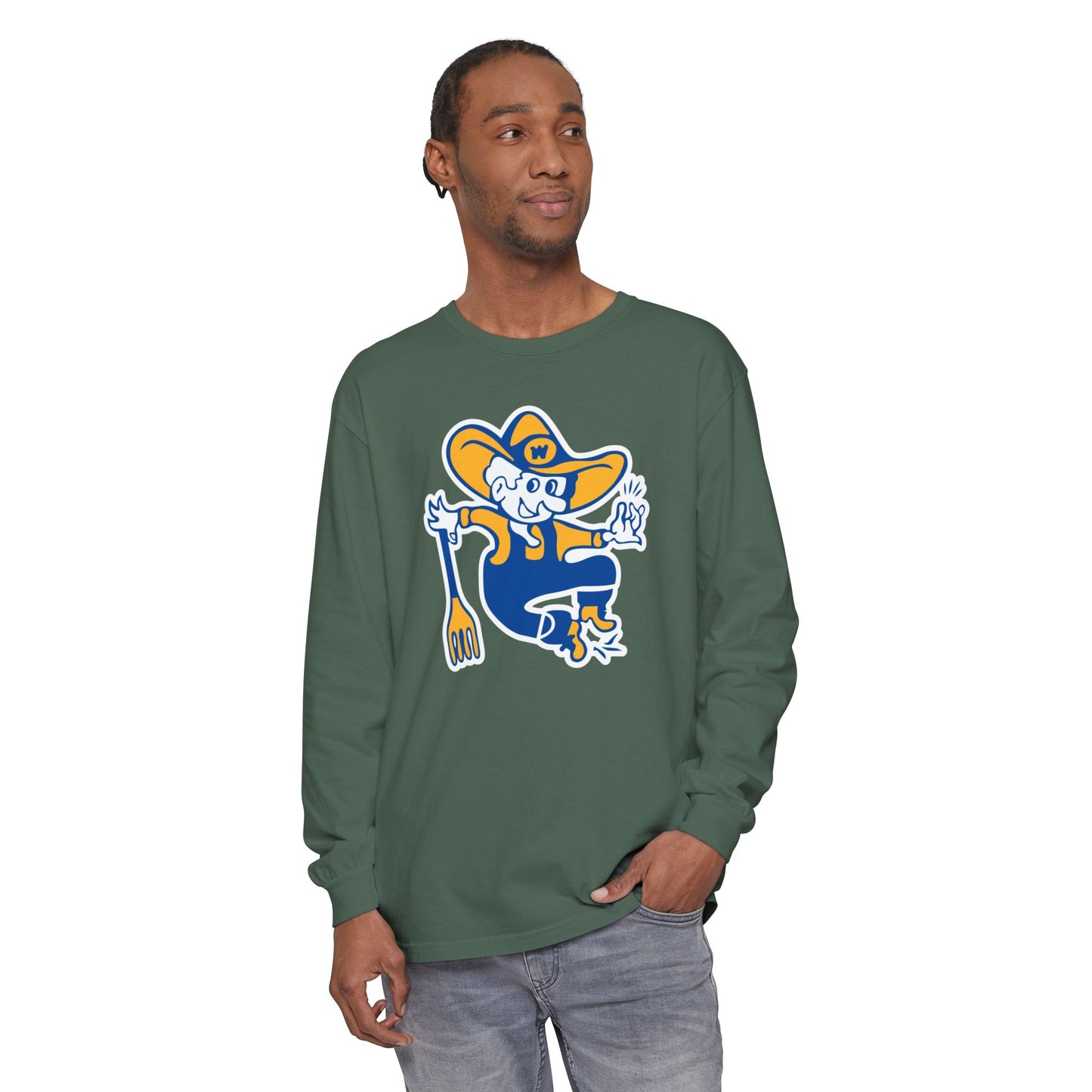 Garment-Dyed Long Sleeve Tee