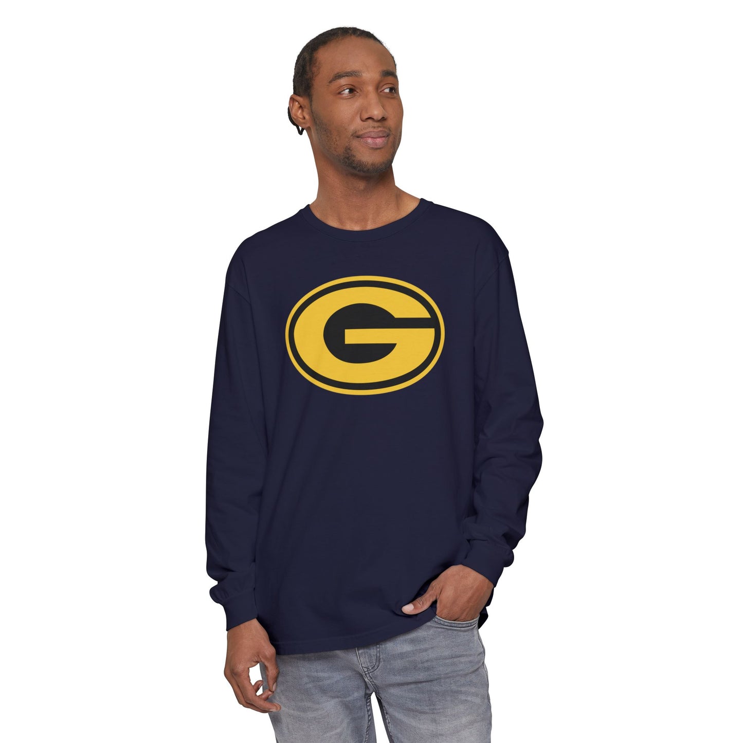 Garment-Dyed Long Sleeve Tee