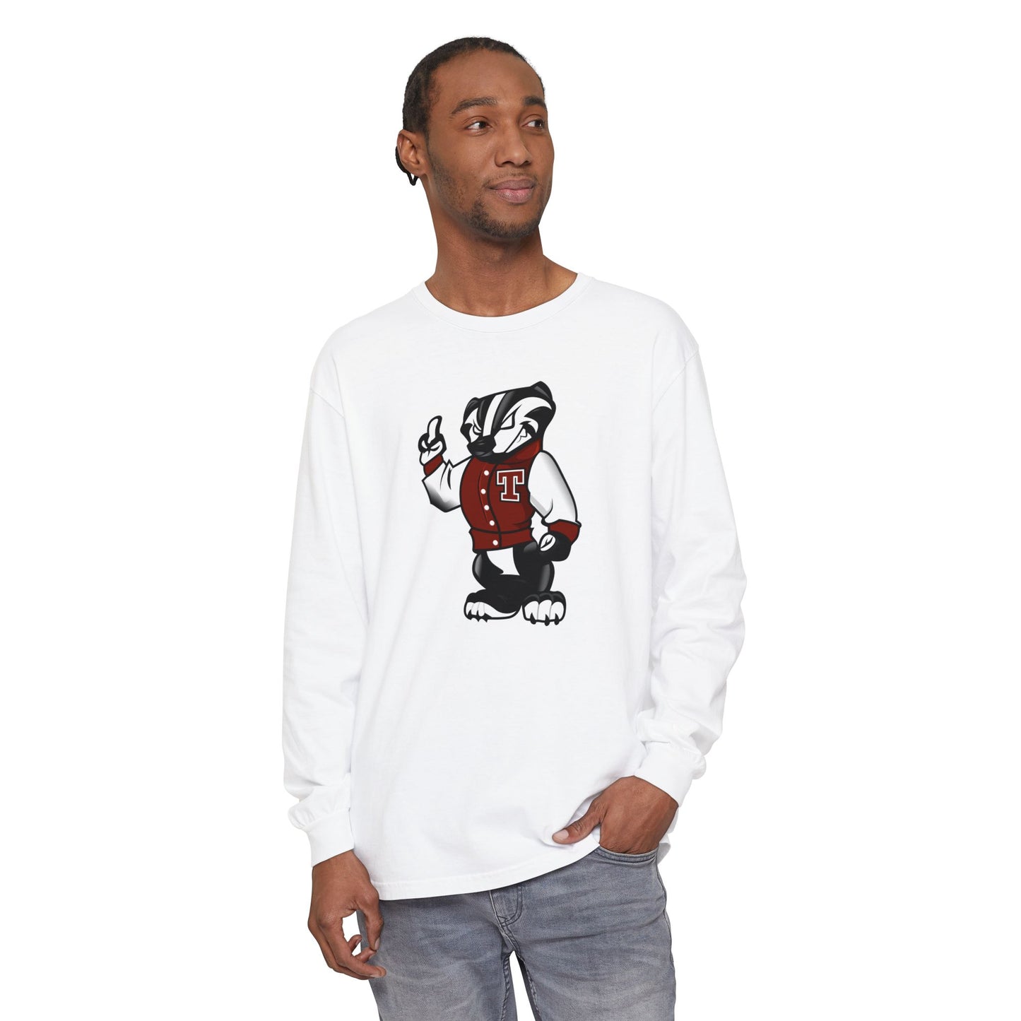 Garment-Dyed Long Sleeve Tee