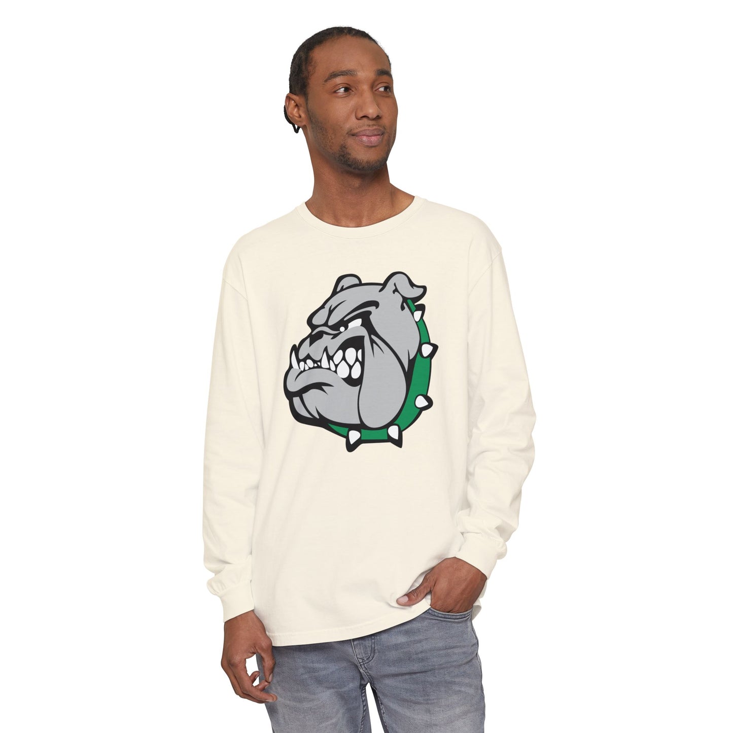 Garment-Dyed Long Sleeve Tee