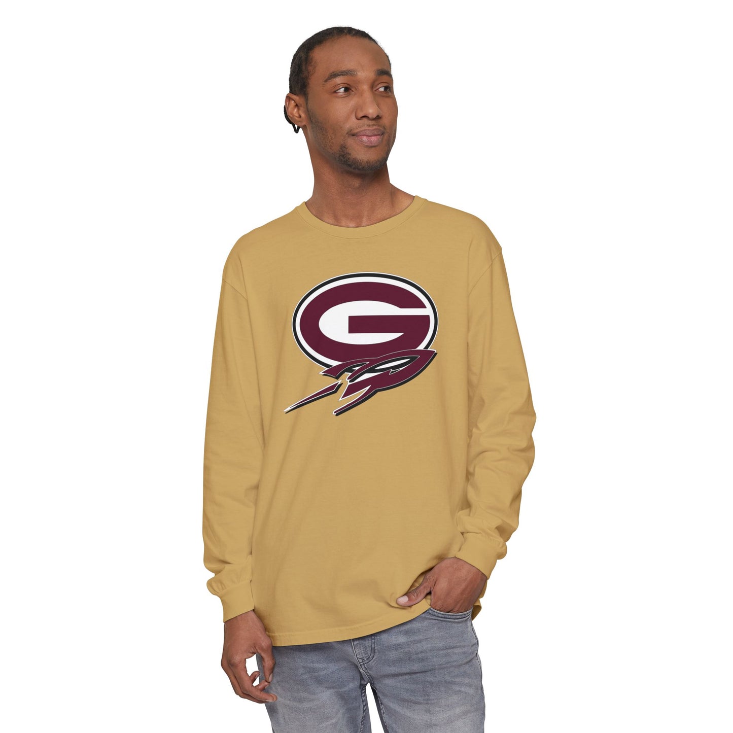 Garment-Dyed Long Sleeve Tee