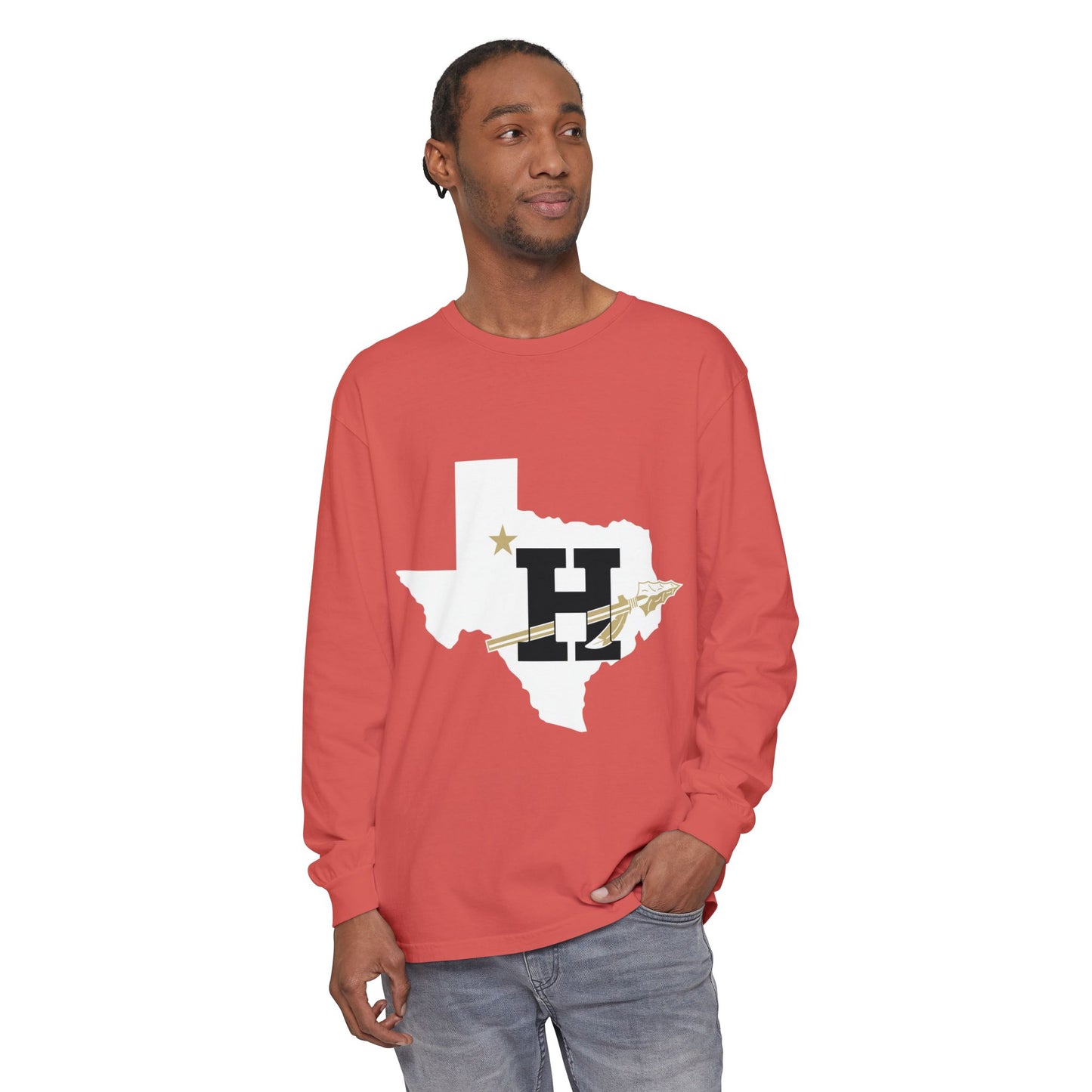Garment-Dyed Long Sleeve Tee