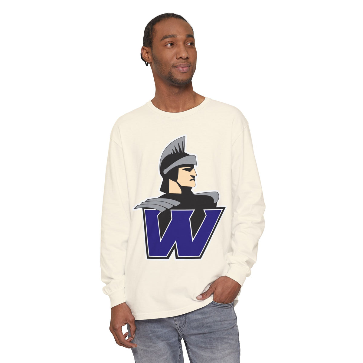Garment-Dyed Long Sleeve Tee