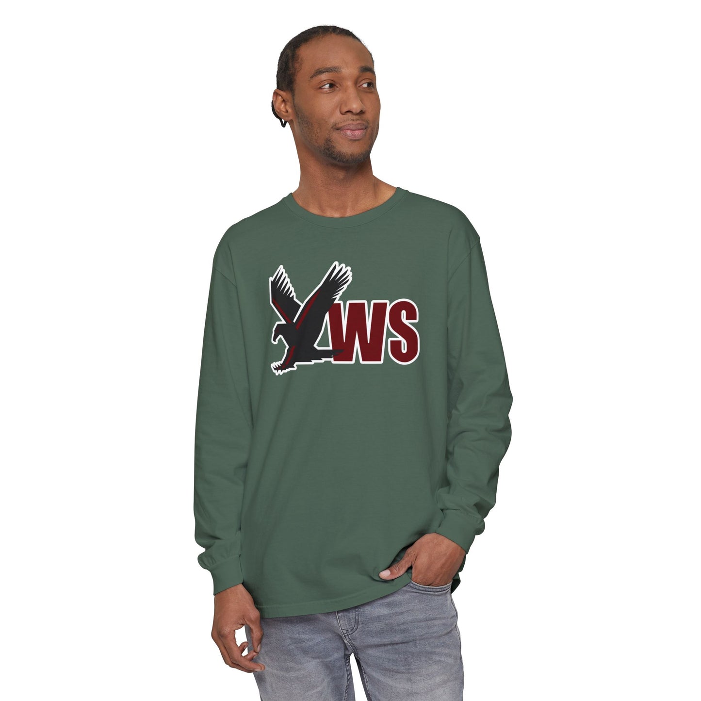 Garment-Dyed Long Sleeve Tee