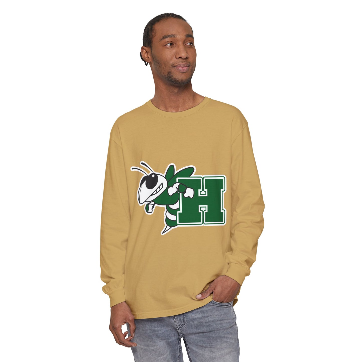 Garment-Dyed Long Sleeve Tee