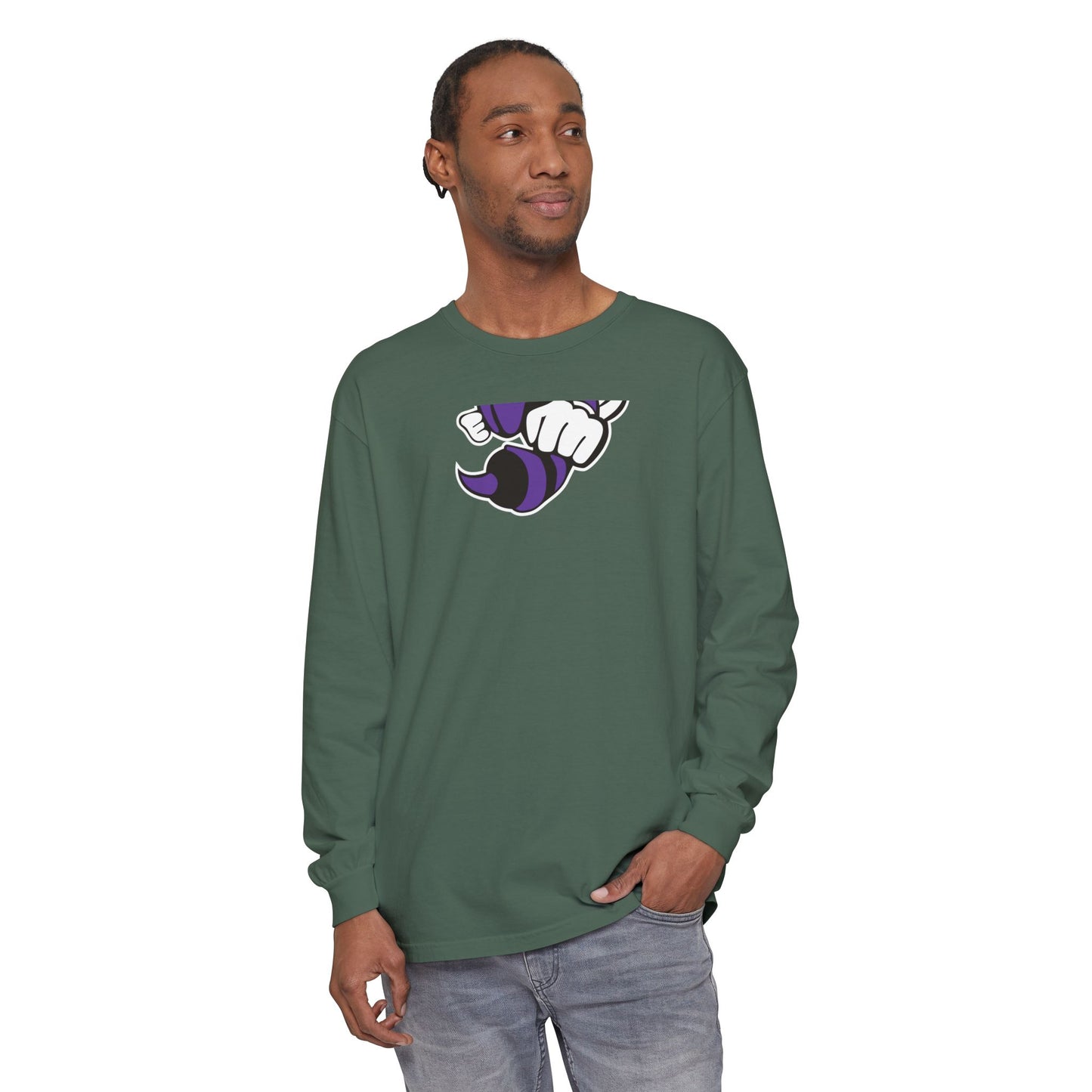 Garment-Dyed Long Sleeve Tee