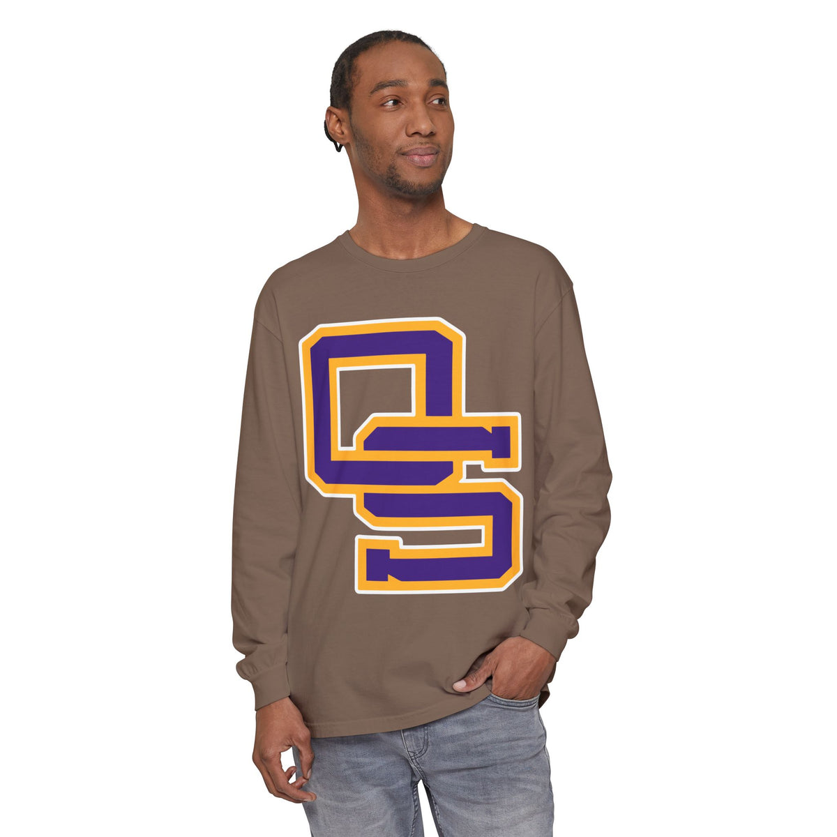 Garment-Dyed Long Sleeve Tee