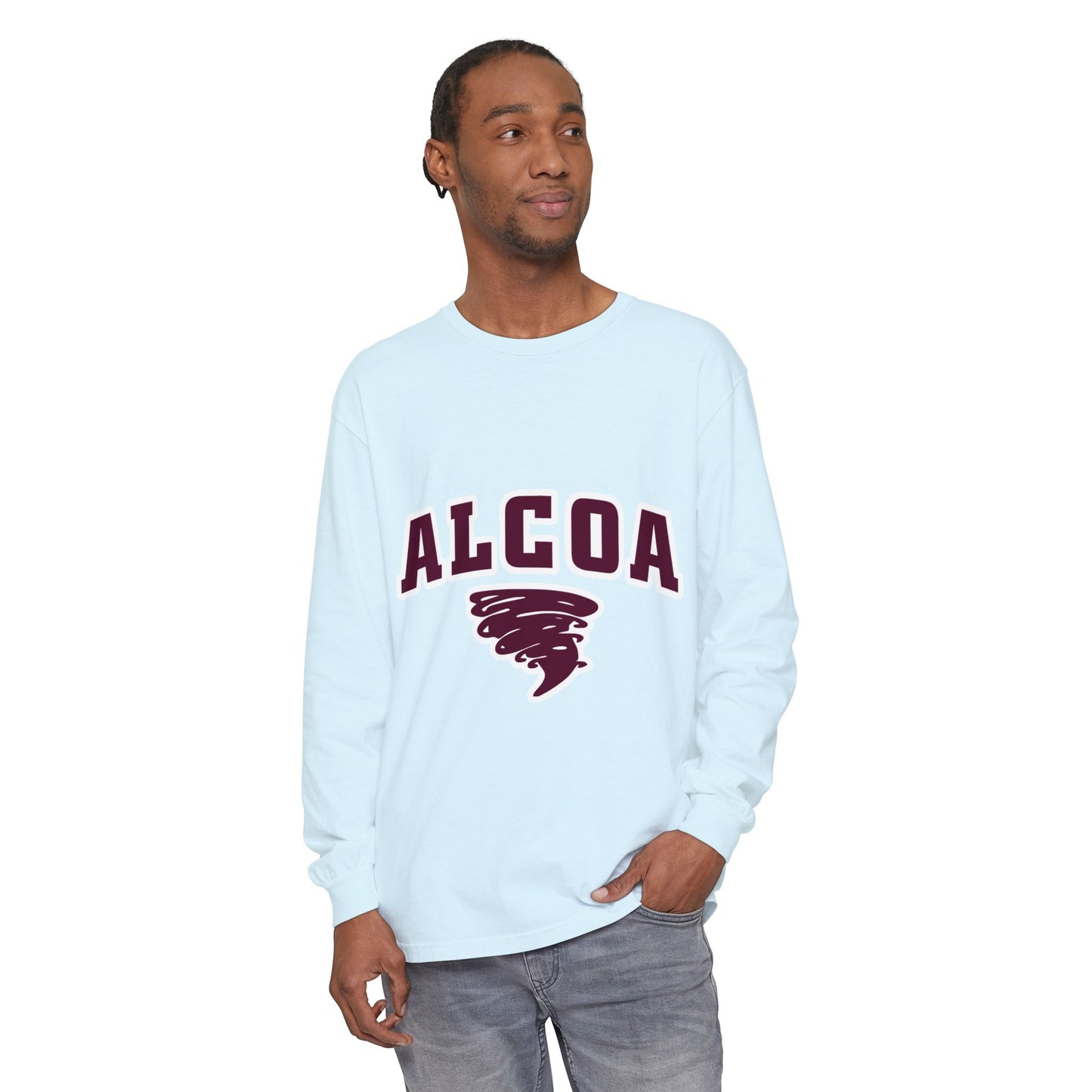 Garment-Dyed Long Sleeve Tee