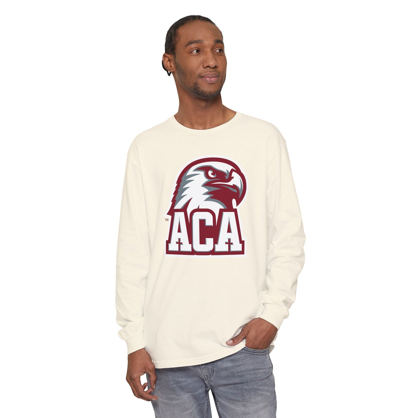 Garment-Dyed Long Sleeve Tee