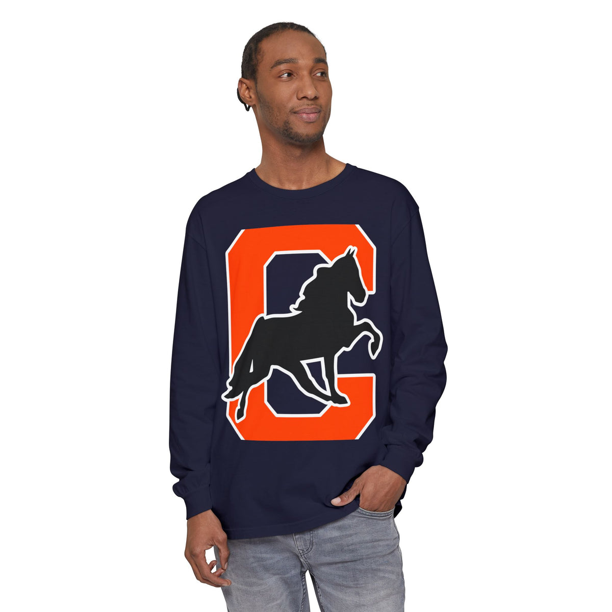 Garment-Dyed Long Sleeve Tee