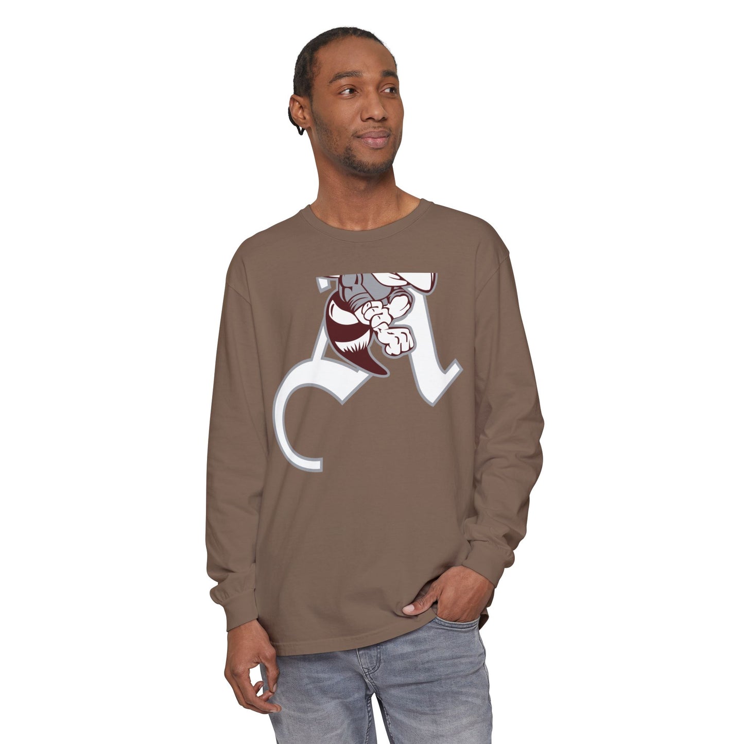 Garment-Dyed Long Sleeve Tee