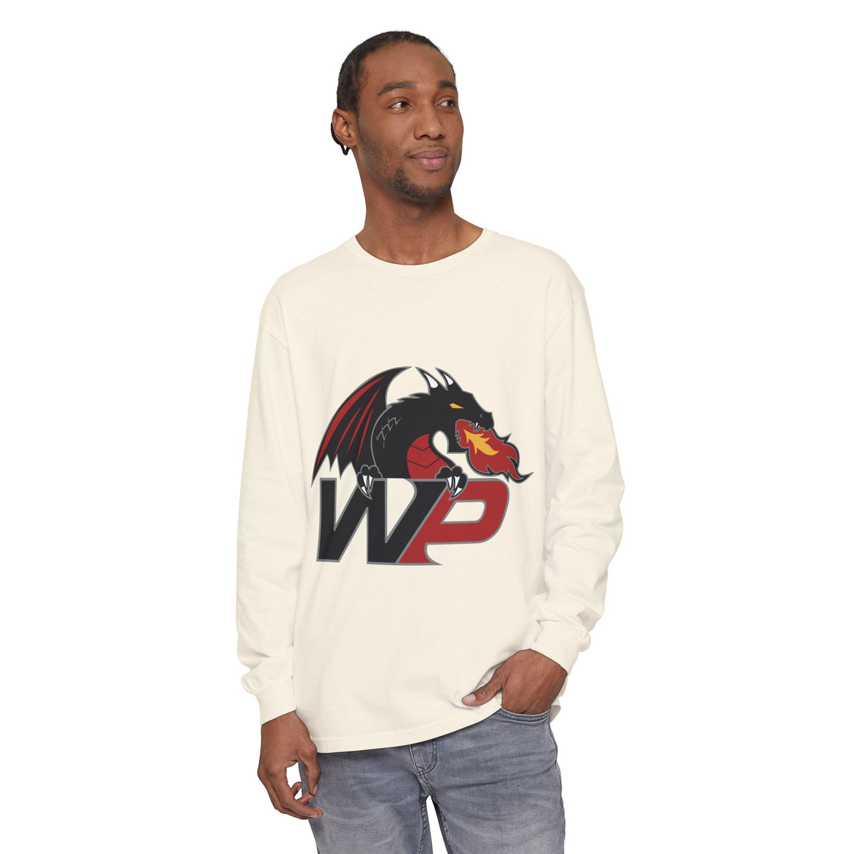 Garment-Dyed Long Sleeve Tee