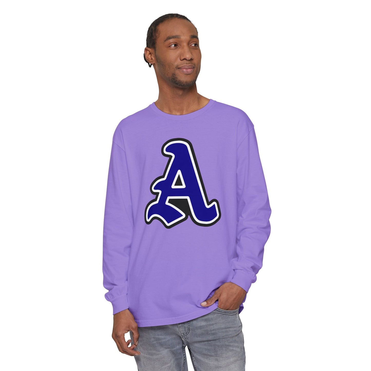 Garment-Dyed Long Sleeve Tee