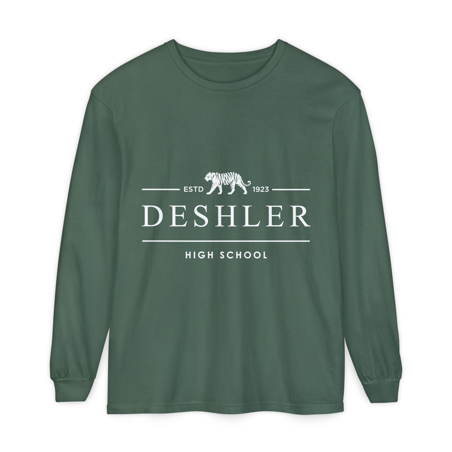 Garment-Dyed Long Sleeve Tee