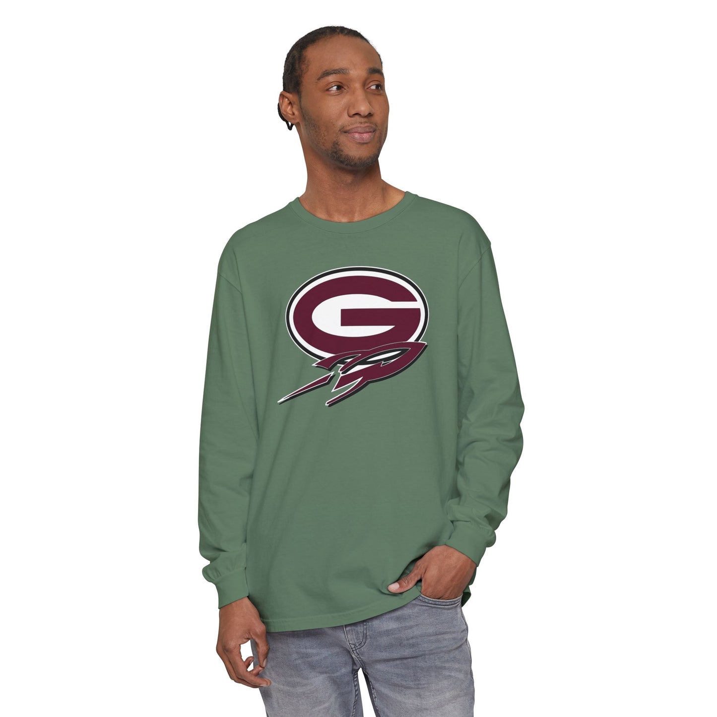 Garment-Dyed Long Sleeve Tee