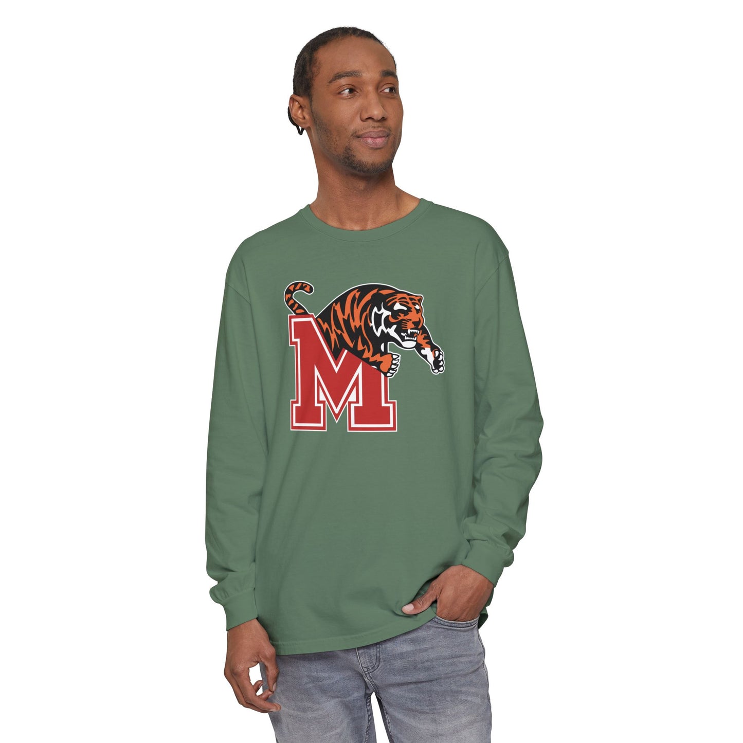Garment-Dyed Long Sleeve Tee