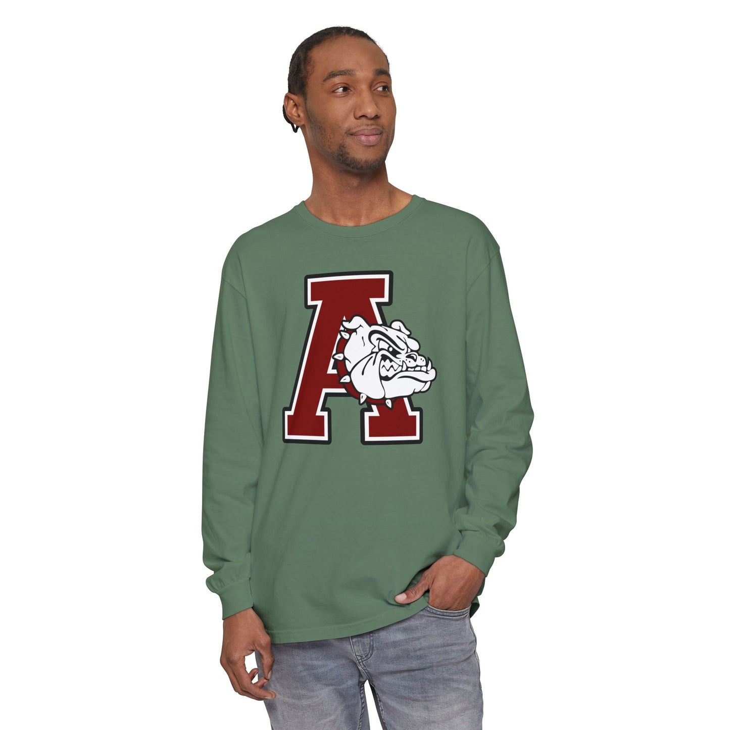 Garment-Dyed Long Sleeve Tee