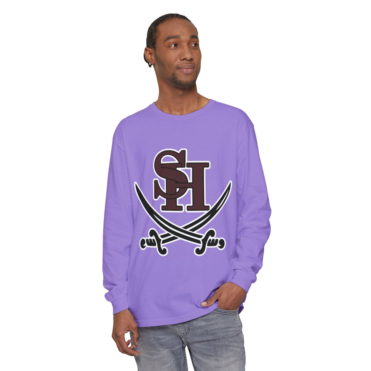 Garment-Dyed Long Sleeve Tee