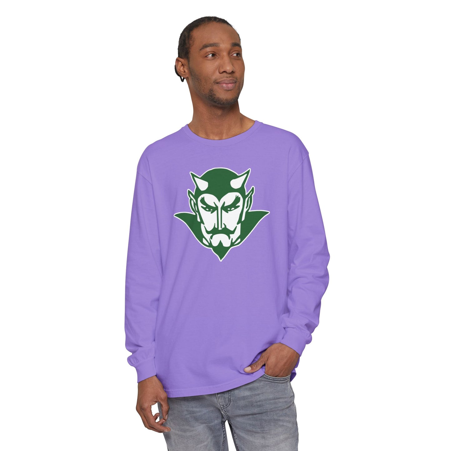 Garment-Dyed Long Sleeve Tee