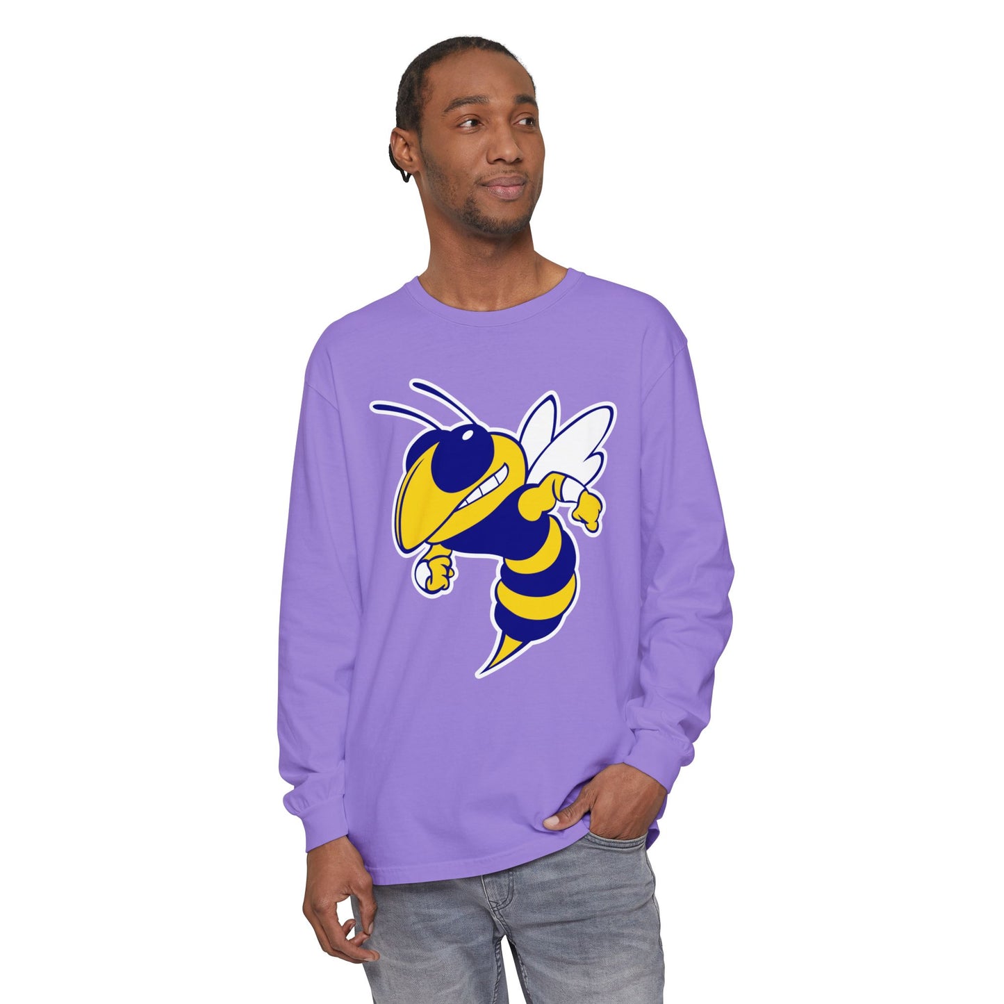 Garment-Dyed Long Sleeve Tee