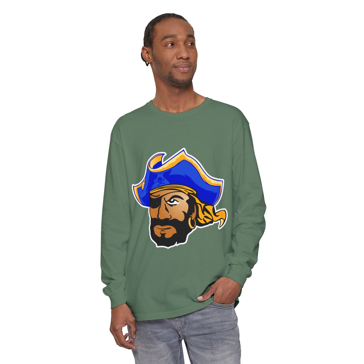 Garment-Dyed Long Sleeve Tee