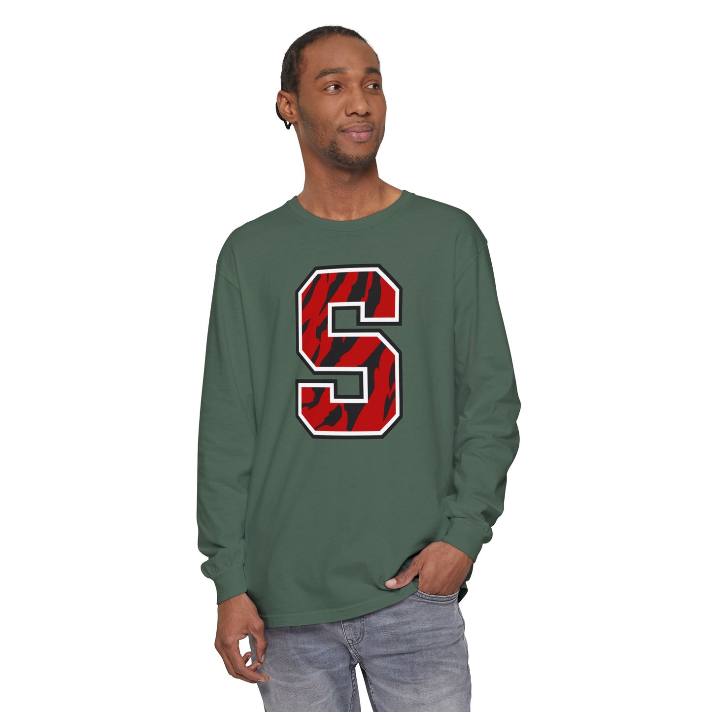 Garment-Dyed Long Sleeve Tee