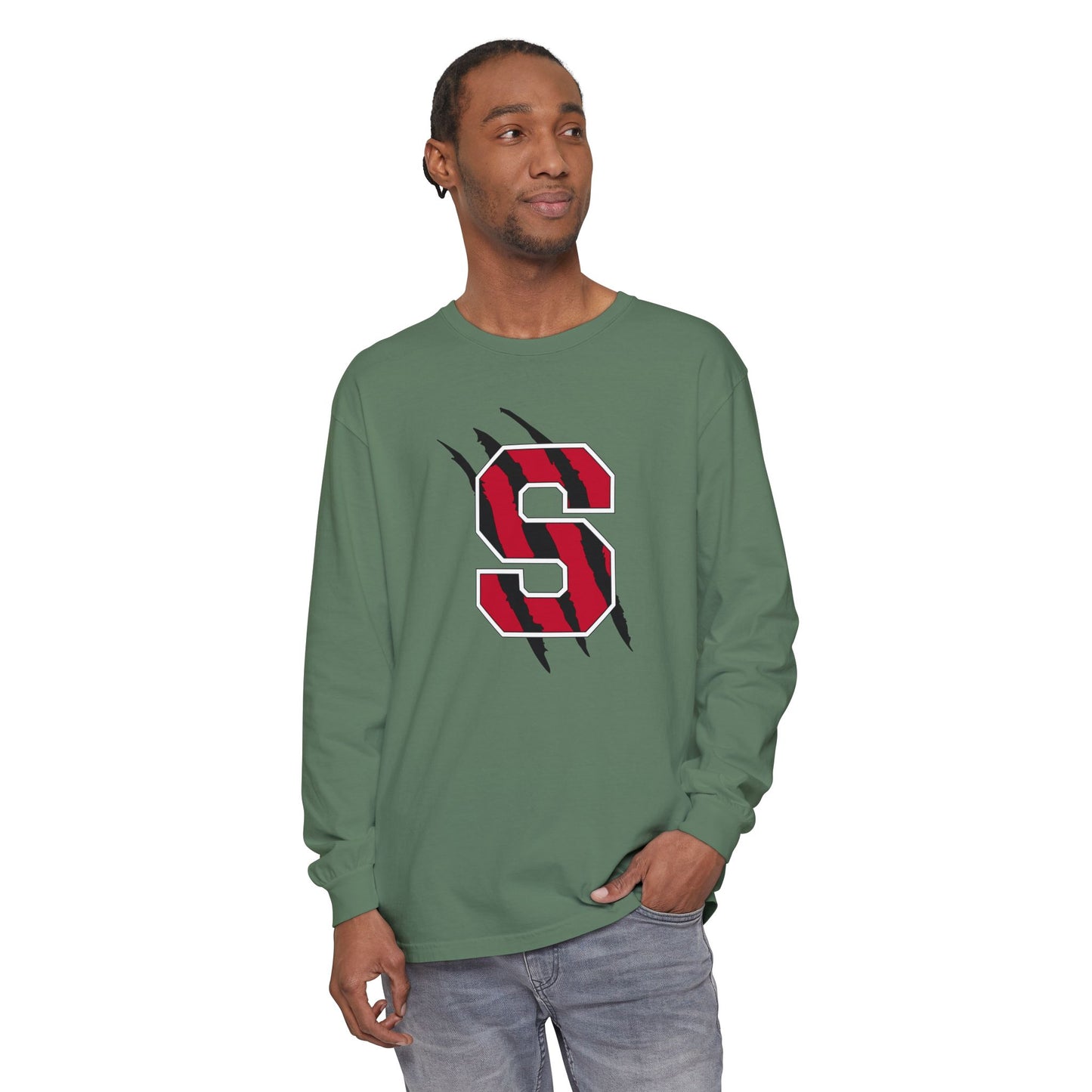 Garment-Dyed Long Sleeve Tee