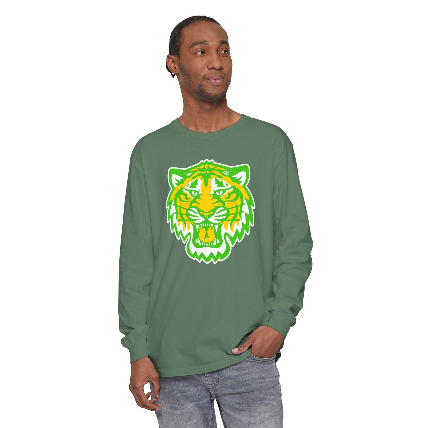 Garment-Dyed Long Sleeve Tee