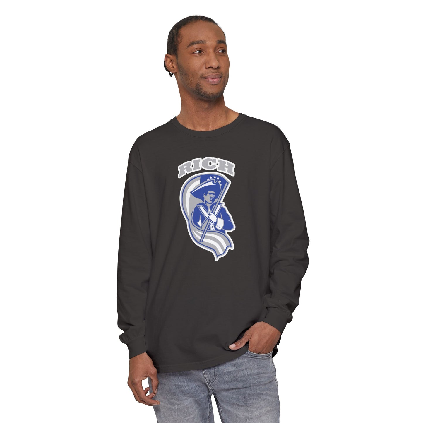 Garment-Dyed Long Sleeve Tee