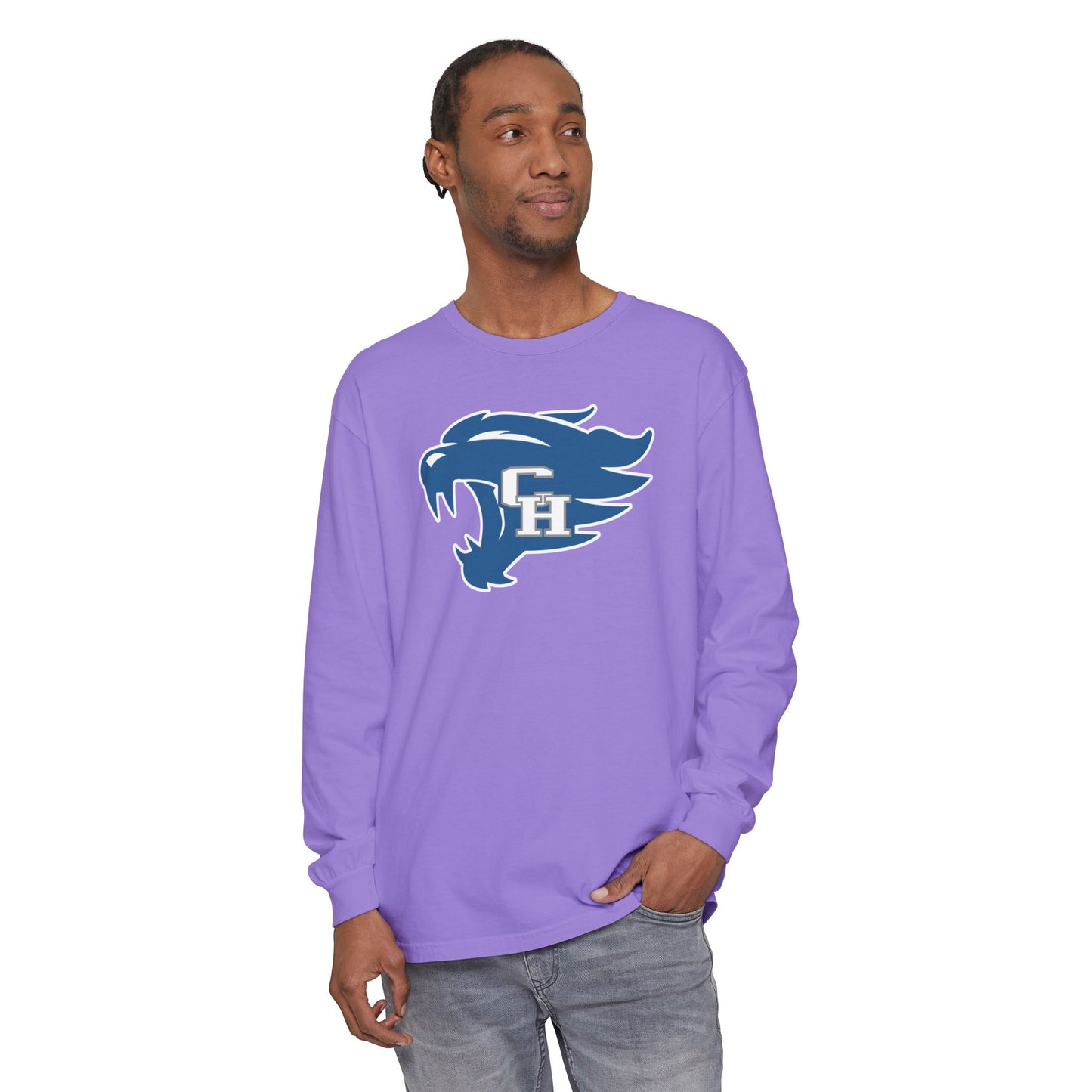 Garment-Dyed Long Sleeve Tee