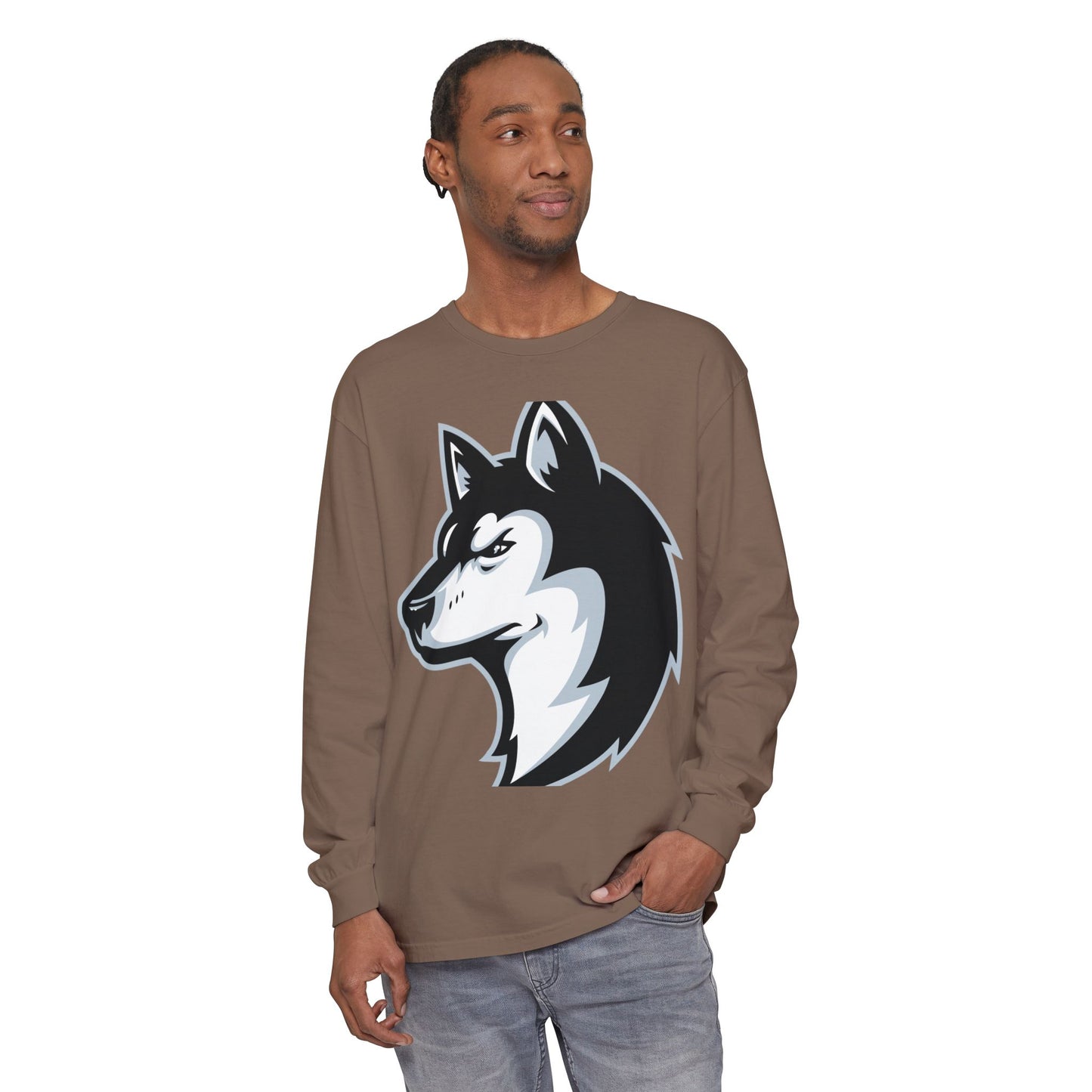Garment-Dyed Long Sleeve Tee