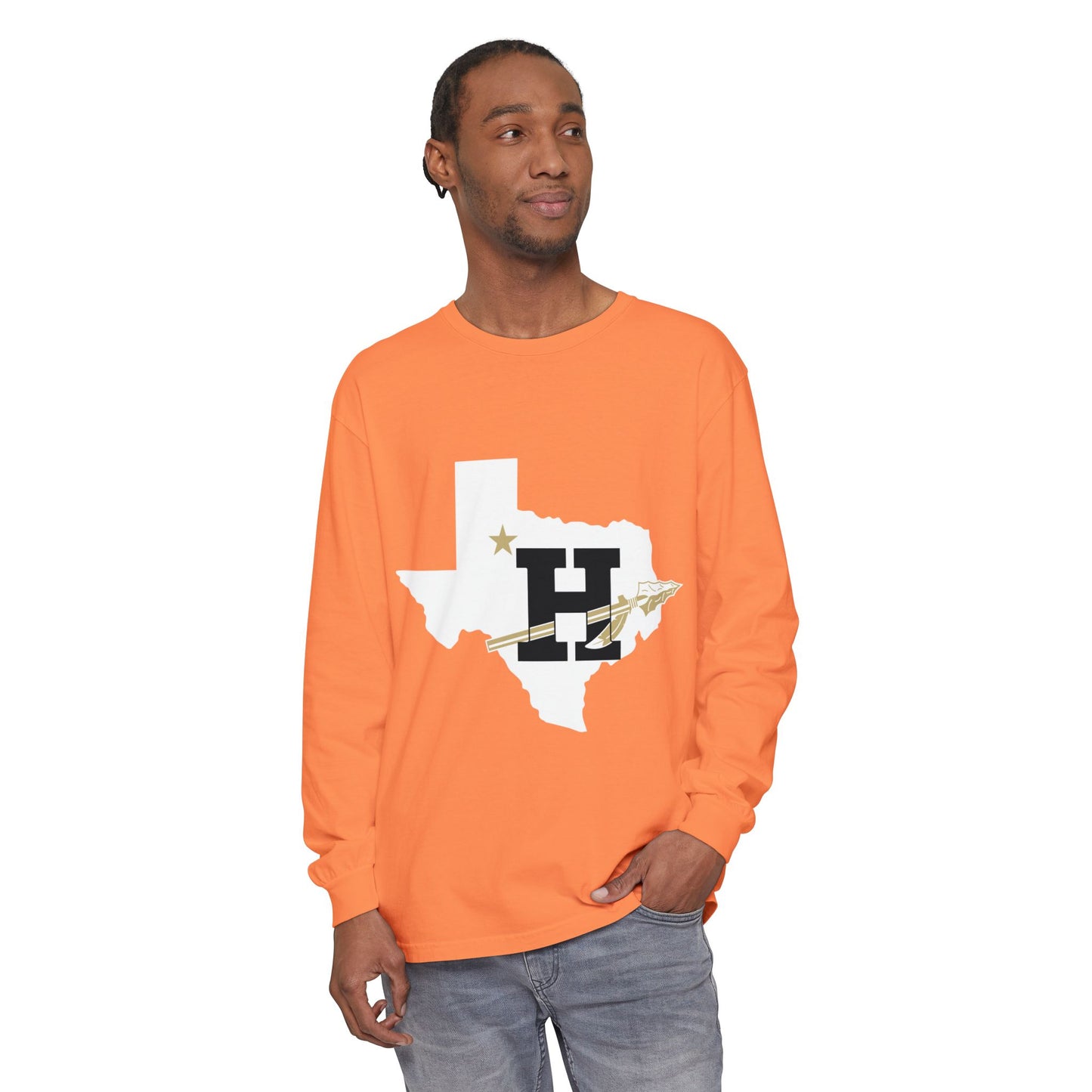 Garment-Dyed Long Sleeve Tee