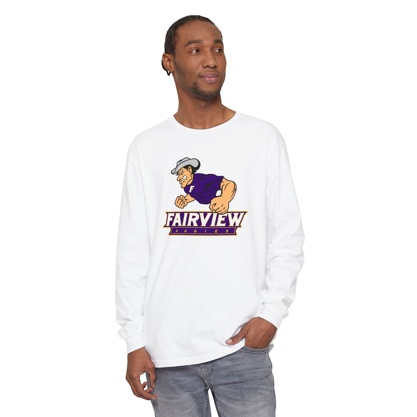 Garment-Dyed Long Sleeve Tee