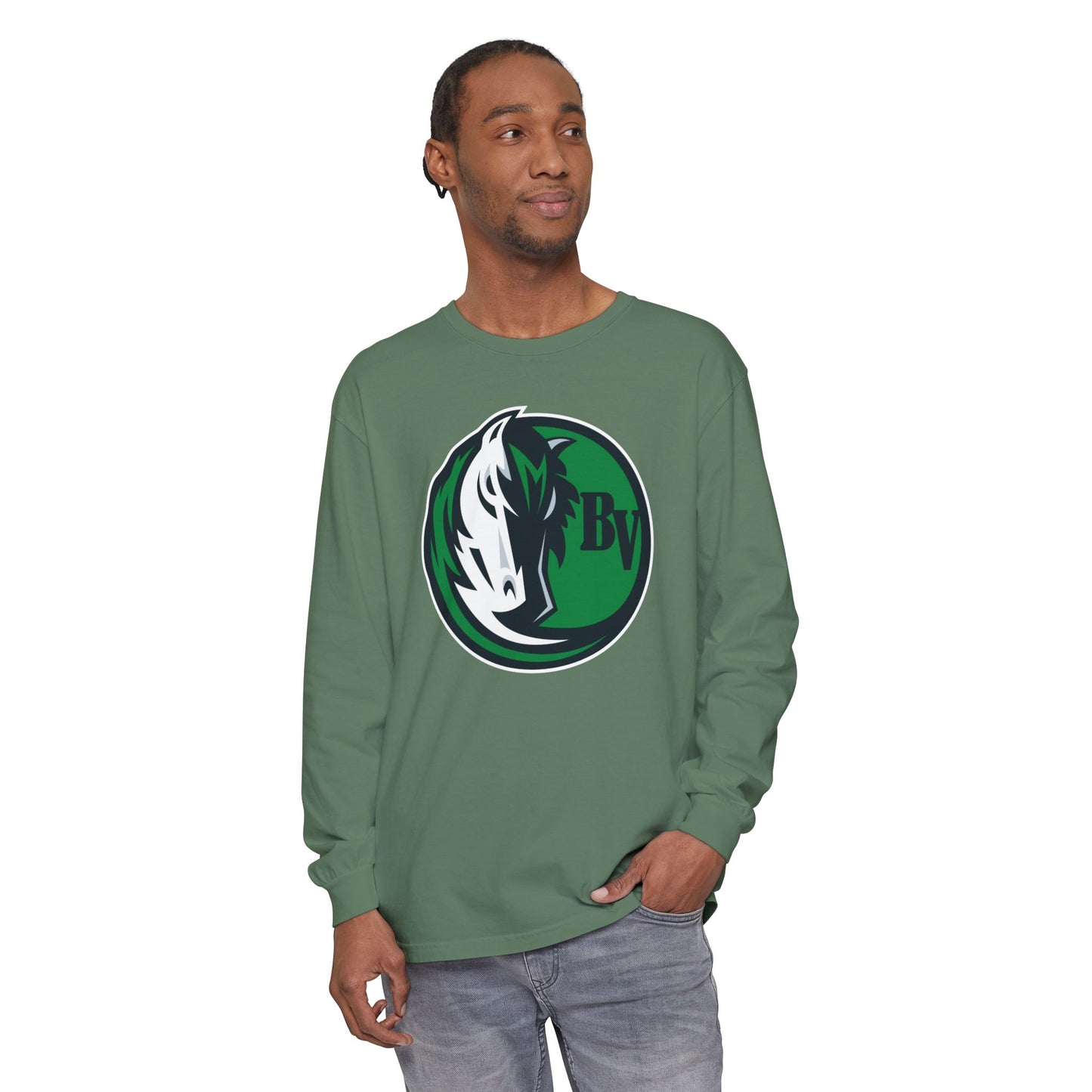 Garment-Dyed Long Sleeve Tee