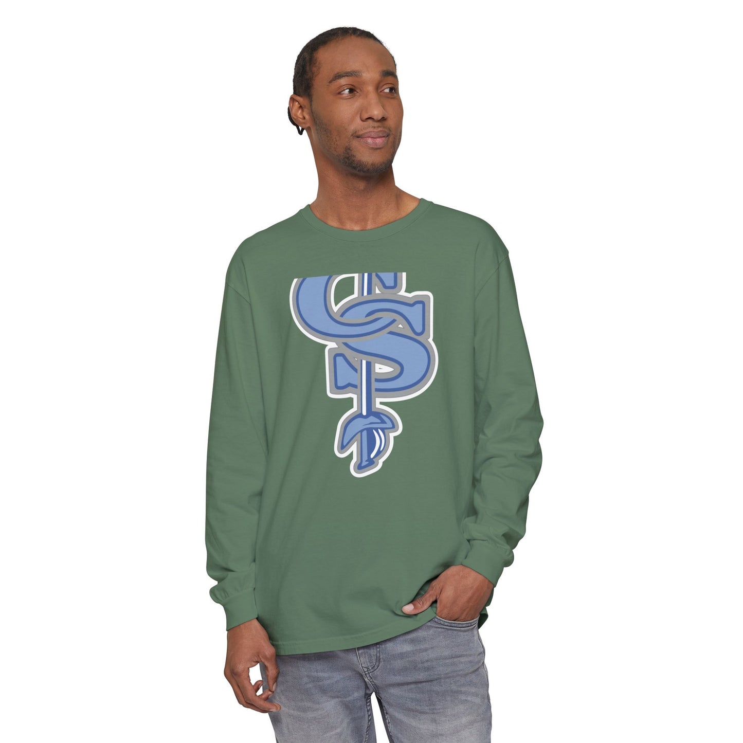 Garment-Dyed Long Sleeve Tee