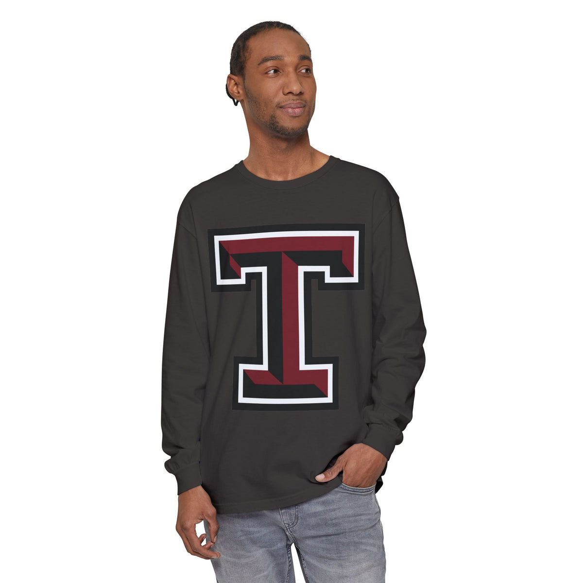 Garment-Dyed Long Sleeve Tee