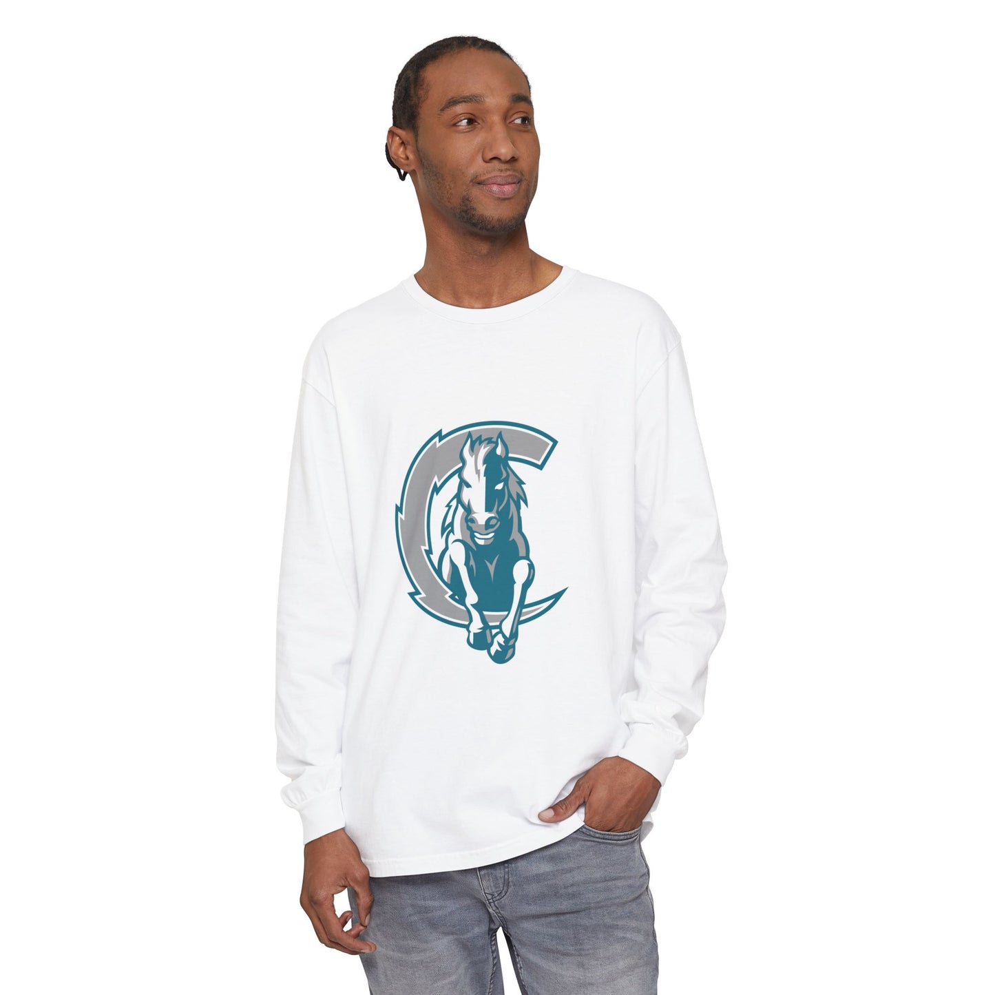 Garment-Dyed Long Sleeve Tee