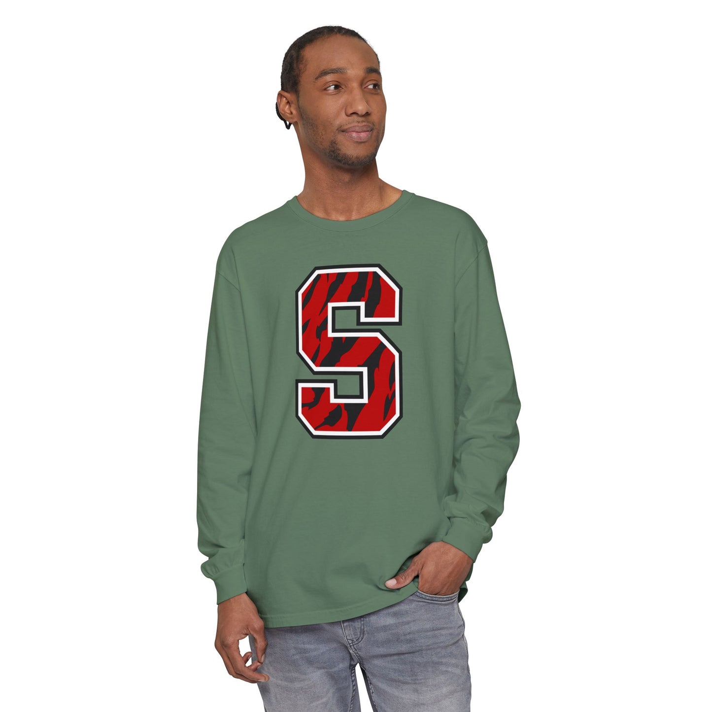 Garment-Dyed Long Sleeve Tee