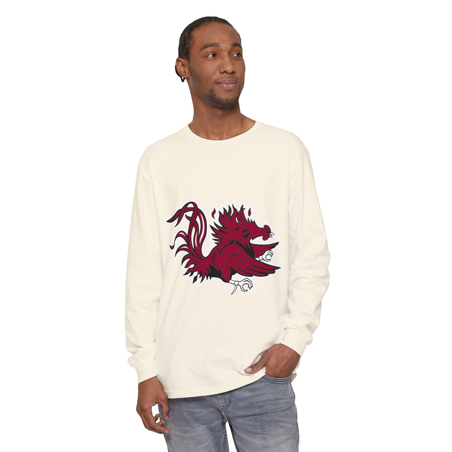 Garment-Dyed Long Sleeve Tee