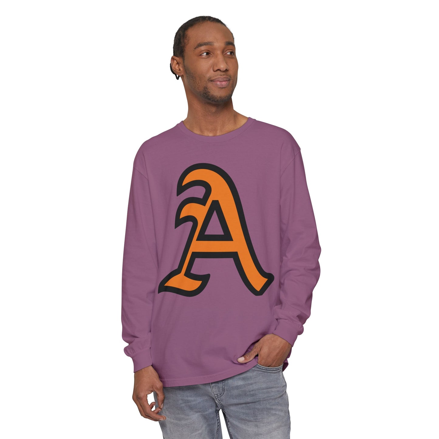 Garment-Dyed Long Sleeve Tee