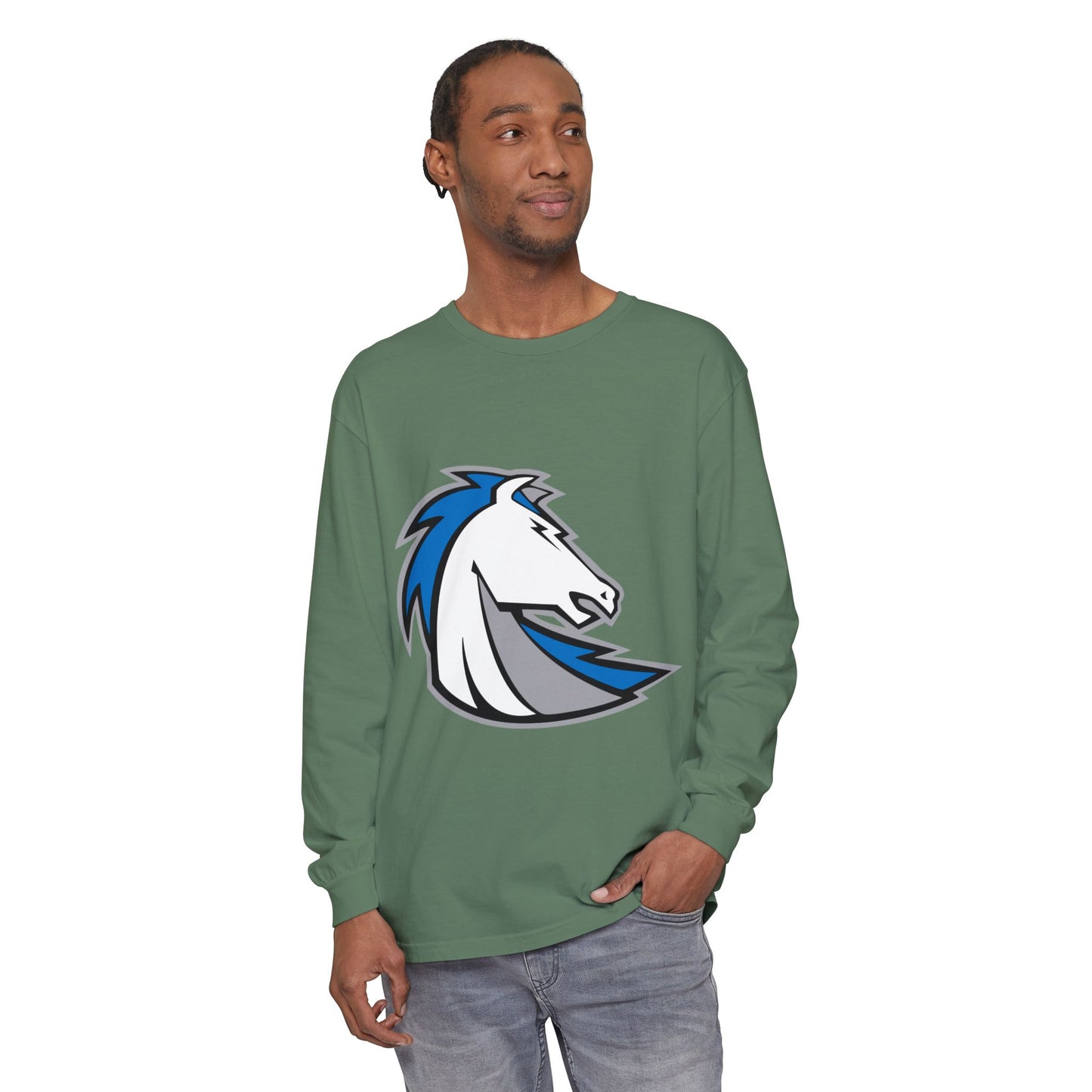 Garment-Dyed Long Sleeve Tee