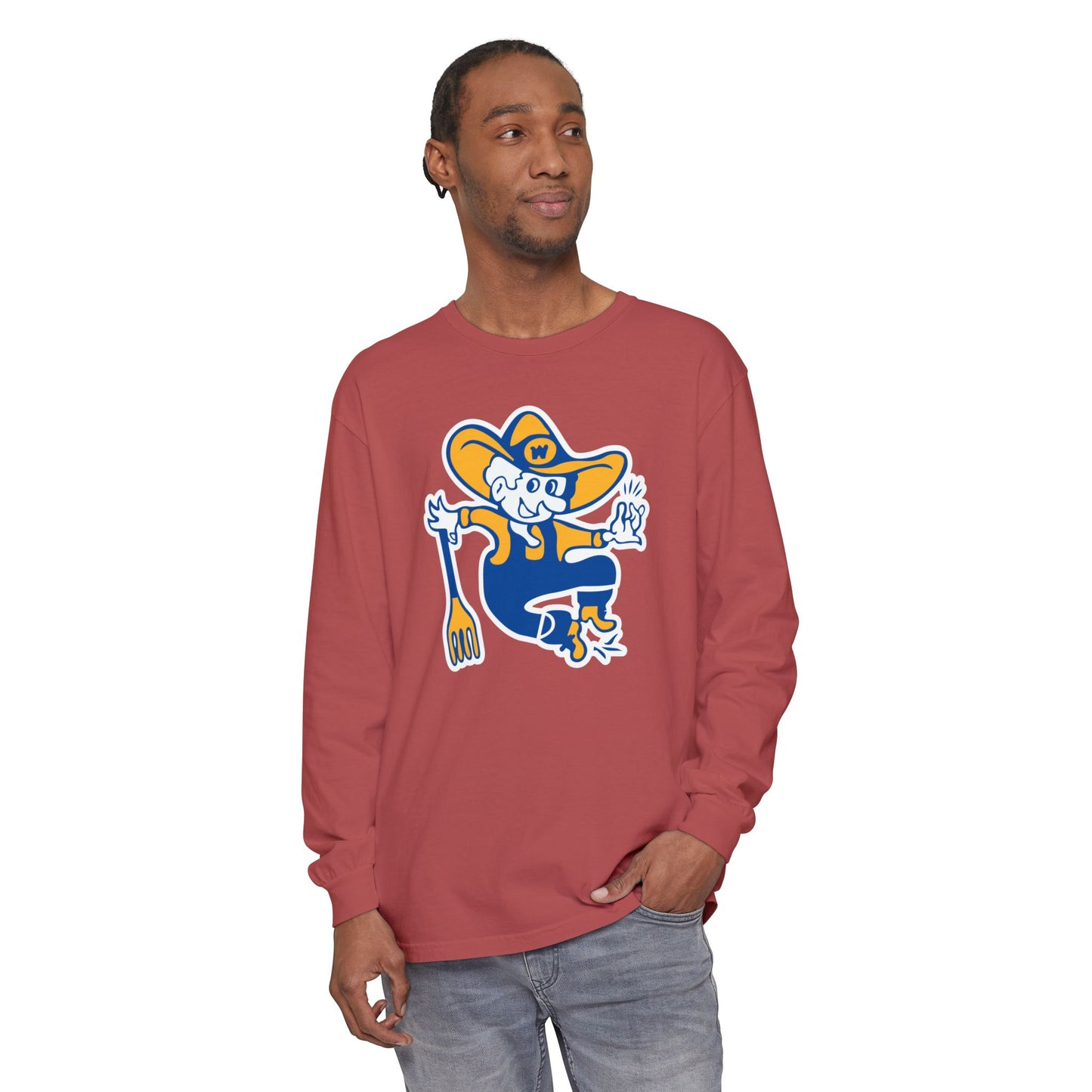 Garment-Dyed Long Sleeve Tee