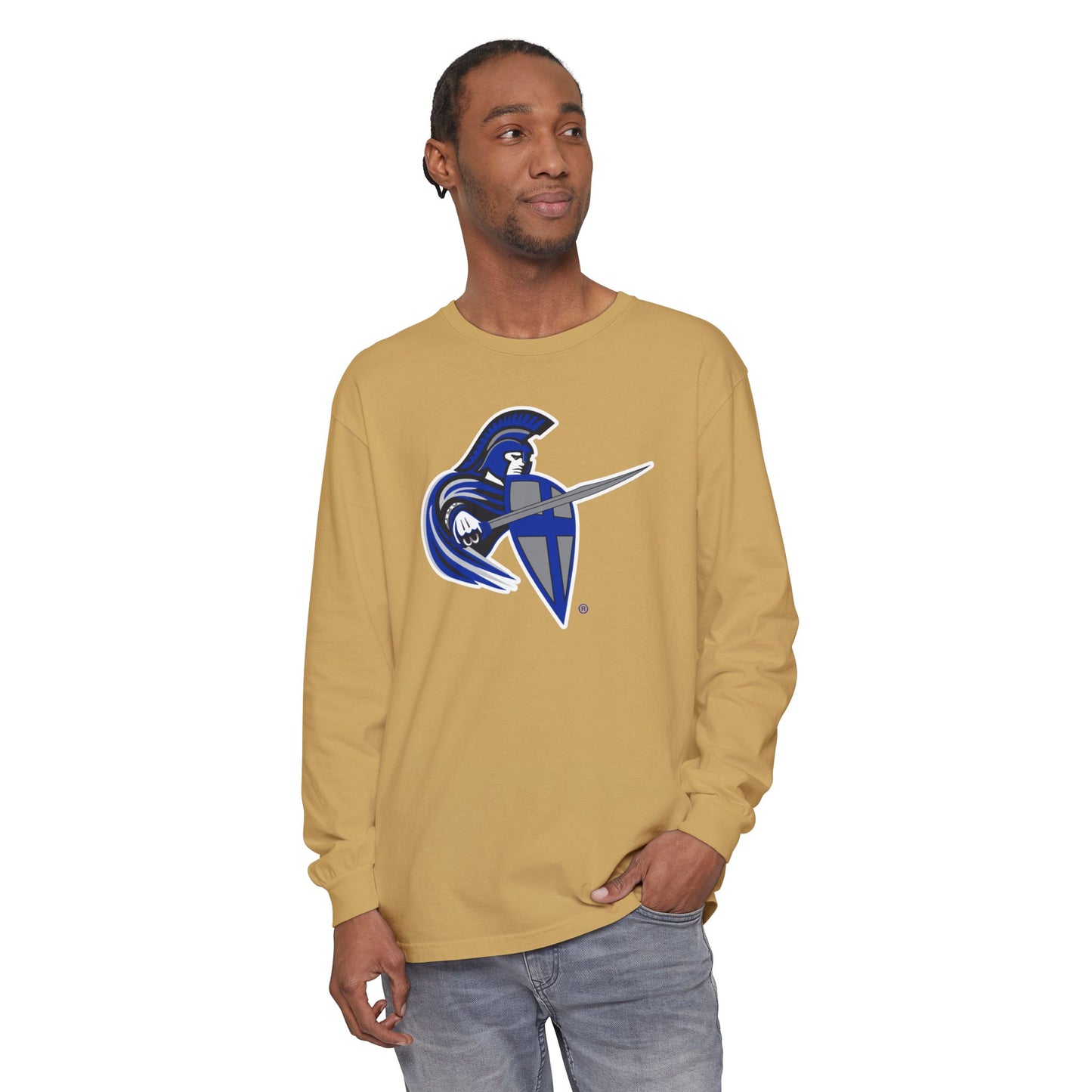 Garment-Dyed Long Sleeve Tee