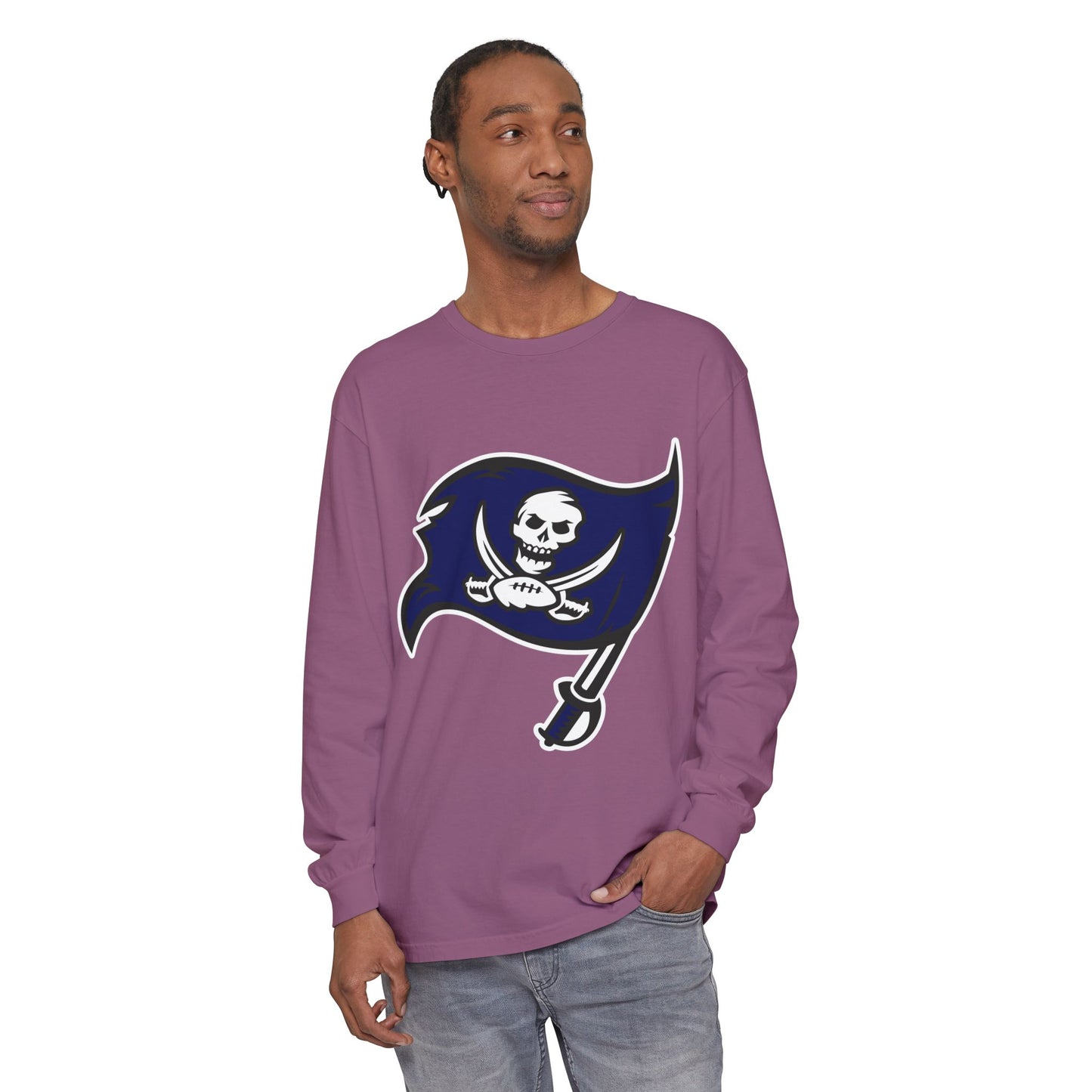 Garment-Dyed Long Sleeve Tee