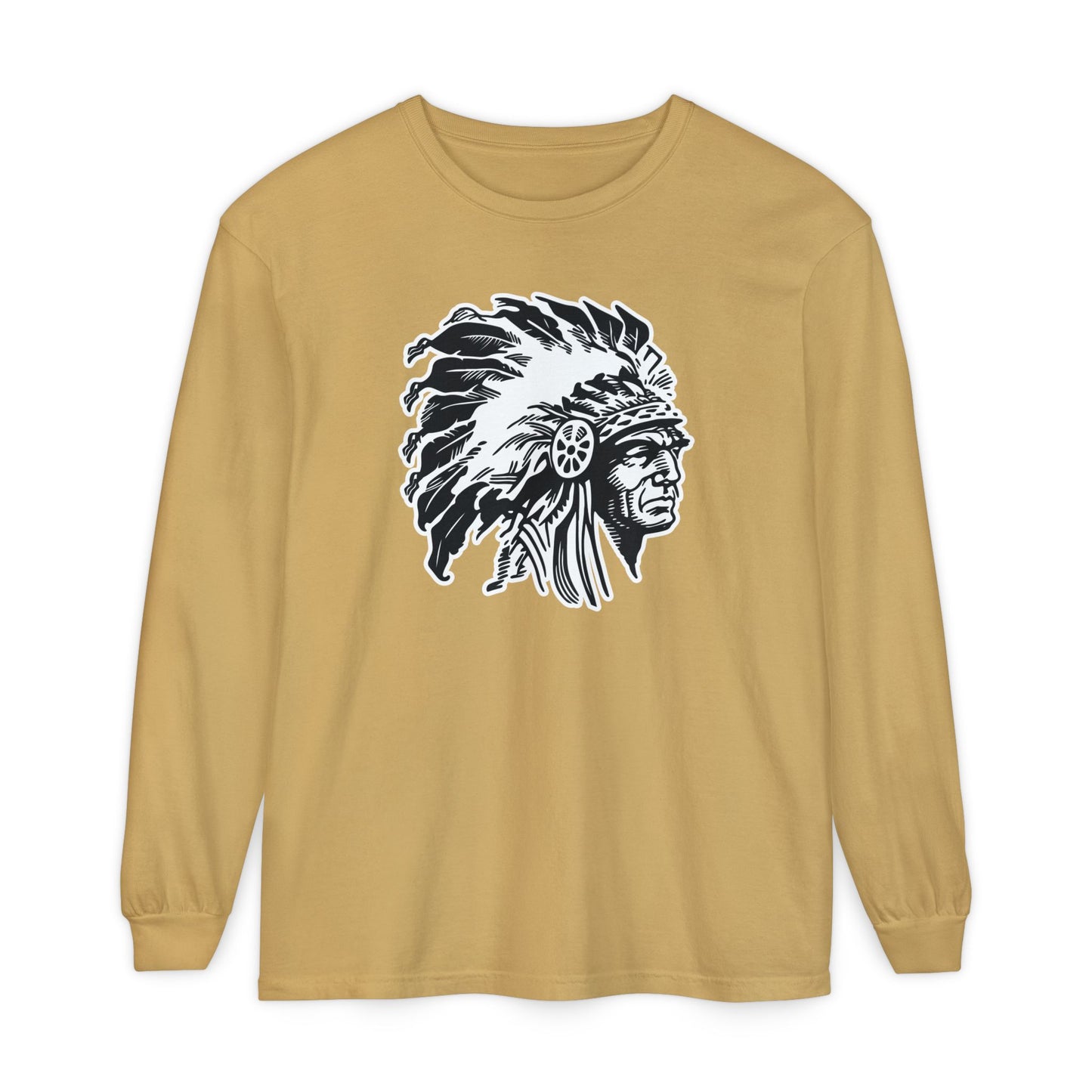 Garment-Dyed Long Sleeve Tee