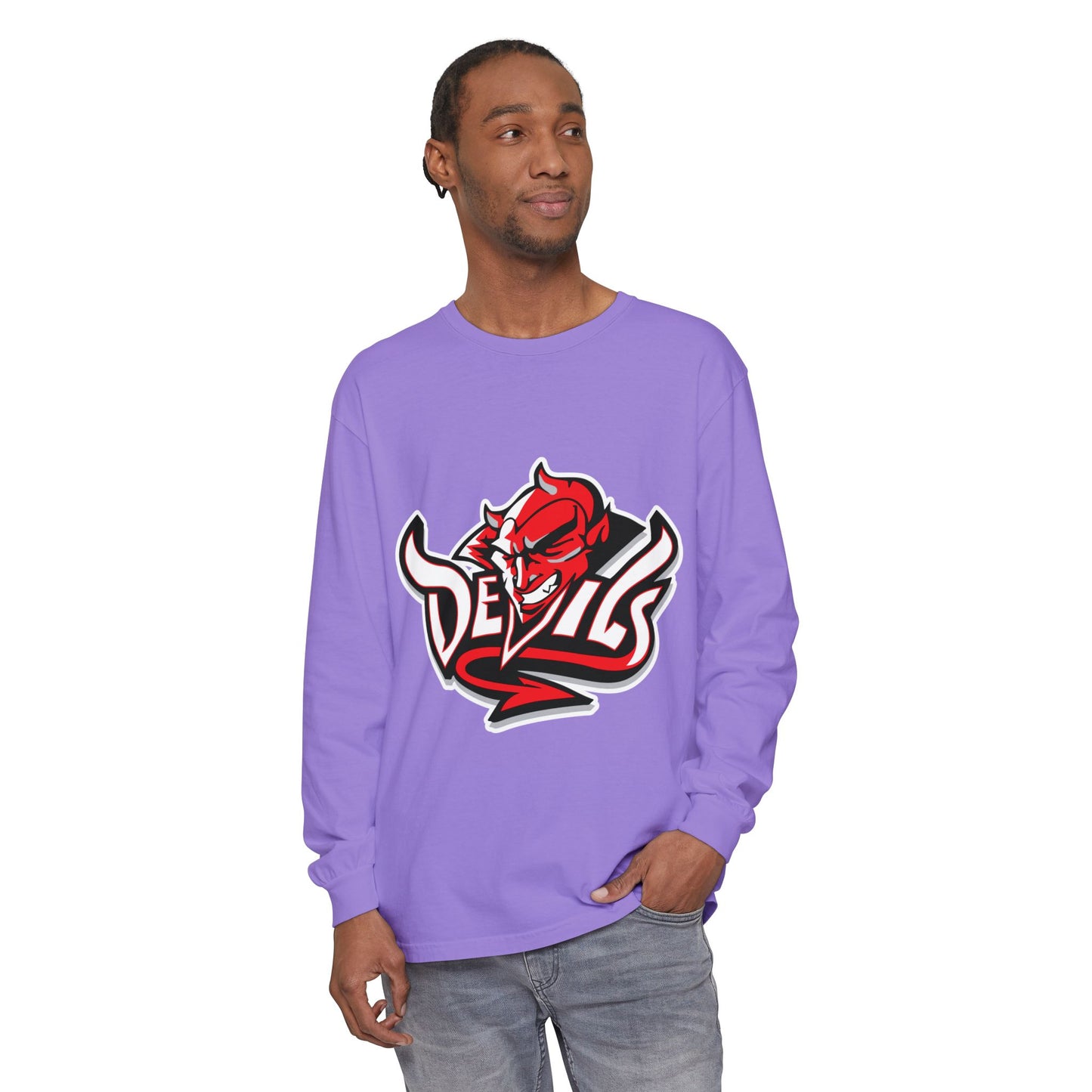 Garment-Dyed Long Sleeve Tee
