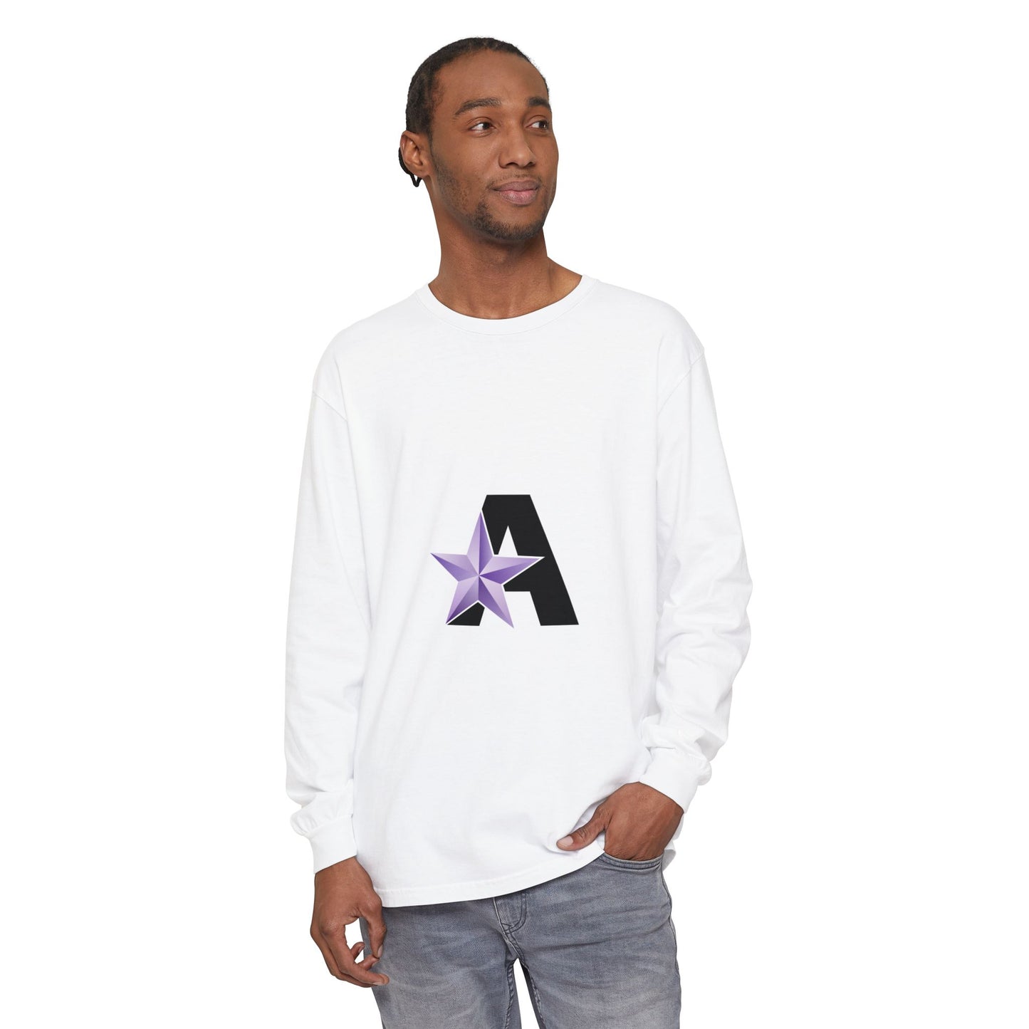 Garment-Dyed Long Sleeve Tee