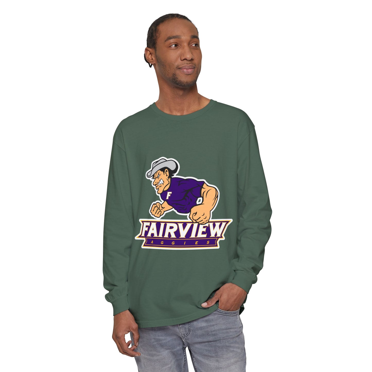 Garment-Dyed Long Sleeve Tee