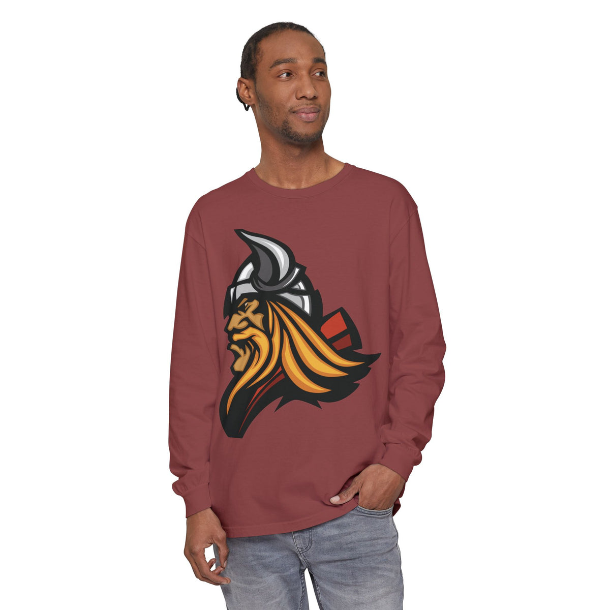 Garment-Dyed Long Sleeve Tee